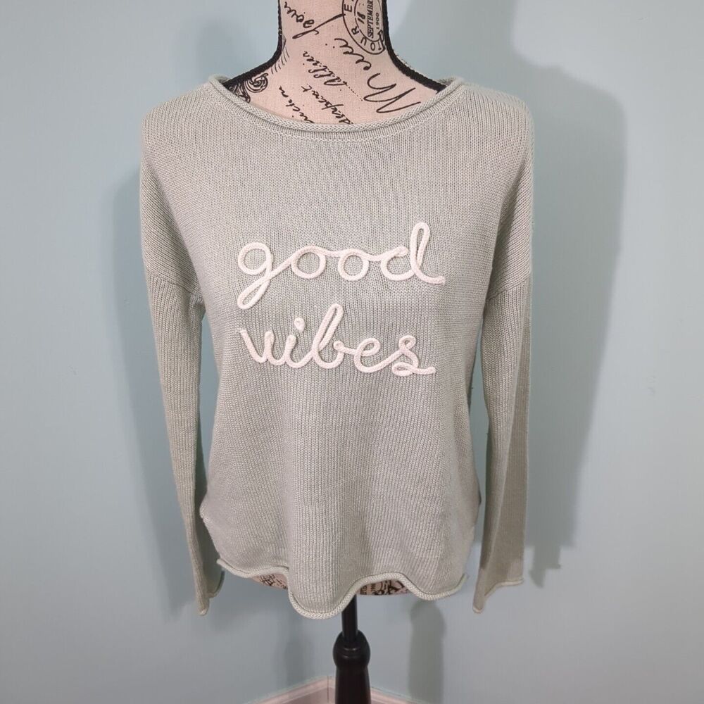Marled reunited clothing medium good vibes sweater